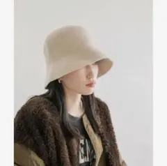 【LOWRYS FARM】 バケットハット ベージュ