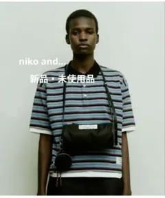 【タグ付】niko and... チャーム付ショルダーバッグ