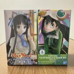 ヒロアカ　蛙吹梅雨　けいおん！ 秋山澪　フィギュア2体