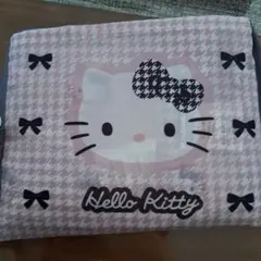 しまむら　サンリオ　ハローキティ　千鳥柄ぴんく　エコバック