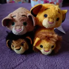 ライオン・キング ツムツムぬいぐるみ 4体セット