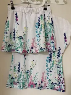 Prince 花柄 Tシャツ スカート セット M