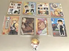 鬼滅の刃 我妻善逸 セット ディフォルメマスコット　マクドナルド　ウエハース　他