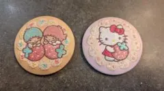 サンリオ　刺繍缶バッジ