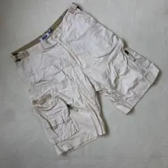 オールドネイビー ハーフパンツ ホワイト W32 L 白 古着 メンズのサムネイル
