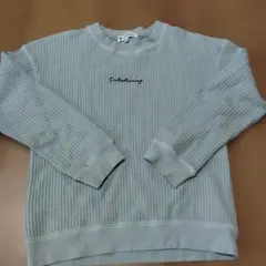 グローバルワーク　ワッフル長袖カットソー　140cm