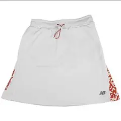 未使用タグ付き✨ NEW BALANCE GOLFスカート M 白×赤