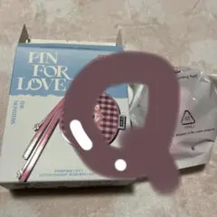 LABUBUPIN FOR LOVE イニシャル キーリングアルファベット Q