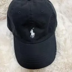 POLO ブラック ベースボールキャップ