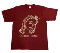 大山千広選手　似顔絵Tシャツ　半袖　ワインレッド　女子　ボートレーサー　未開封