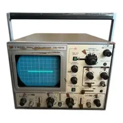 TRIO CS-1575 5MHz 오실로스코프 전원 공급/디스플레이 작동 확인 쇼와