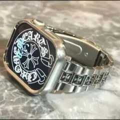 Apple Watch アップルウォッチ クロスステンレスバンド クロスシルバー