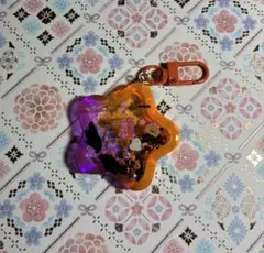 ハロウィン 星型シェイカー キーホルダー
