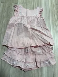 Bebe べべ　セットアップ　ピンク　ワンピース風