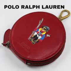 未使用　レア柄　POLO RALPH LAUREN ポロベア コインケース　赤