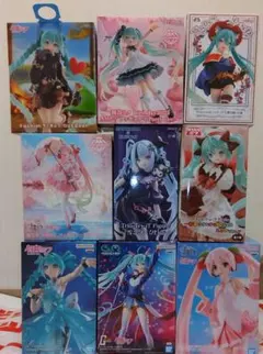【9個・未開封】初音ミク　雪ミク　人気プライズ含む　フィギュア