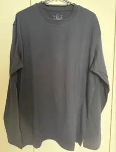MUJI ダークグレー Lサイズ 長袖カットソー