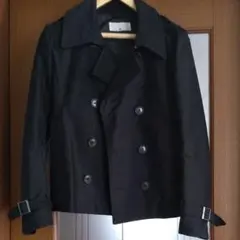 HARE、ショートトレンチコート　黒