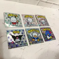 サンリオキャラクターズマンチョコ　6枚セット