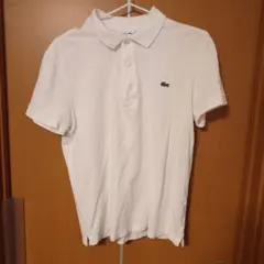 LACOSTE スリムフィット ポロシャツ US XS ホワイト