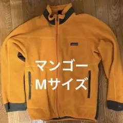 Patagoniaパタゴニア フリース　オレンジUSA製M パーシャルエクリプス