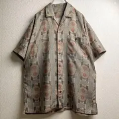 70s USA Catalina ペイズリー パイルシャツ オープンカラー 総柄 70s USA Catalina ペイズリー パイルシャツ オープンカラー 総柄