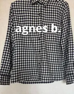 agnes b. PARIS ギンガムチェック 長袖シャツのサムネイル