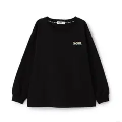 X-girl Stages グラデーションロゴ長袖Tシャツ