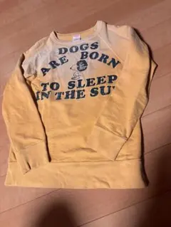 デニムアンドダンガリー スヌーピー トレーナー キッズ 150 イエロー