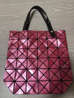 BAO BAO ISSEY MIYAKE トートバッグ PRISM ピンク - メルカリ
