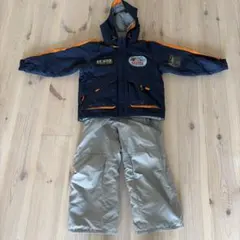 ellesse 子ども用スキーウェア 100 ネイビー/オレンジのサムネイル