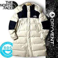 L ノースフェイス AK DOWN COAT DRYVENT ライトベージュ系