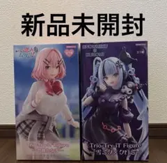 （新品未開封）　甘織れな子　雪ミク×クロミ　フィギュア 2体セット