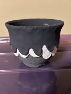 レフトボタニカル　タレ鉢SET 植物鉢] left botanical 白黒垂れ Mサイズ | A-PLANTS|塊根植物販売