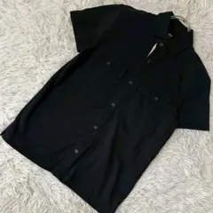 美品 theory メンズ ポロシャツ ブラック42 - メルカリ