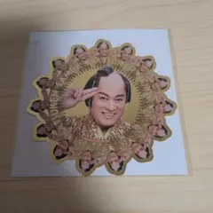 【こめかみピース】マツケンサンバ　箔押しステッカー