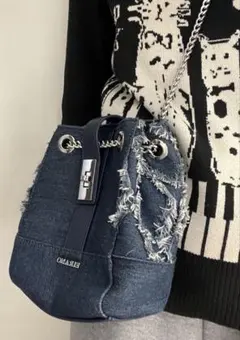 FIRANOデニムショルダーバッグ