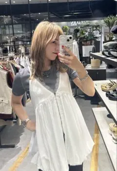 ジーナシス バルーンキャミチュニック