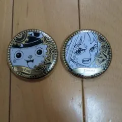 ONE PIECE 黄金バッジコレクション　2個セット