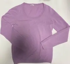 【訳あり特価お買得】Malo マーロ カシミヤ100%ニットセーターラベンダー