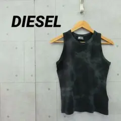 DIESEL ディーゼル タンクトップ ロゴプリント レディース S 黒のサムネイル