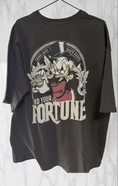 新品 Tシャツ 3L スクルージマクダック ディズニー バックプリント 刺繍