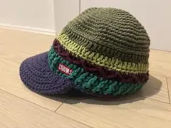 CHUMS ストライプニット帽 カラフル