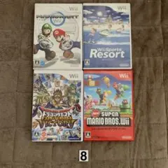 Wii スーパーマリオ　マリオカート　sports ドラゴンクエスト