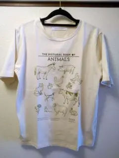 【未使用】AS KNOW AS plus アニマルプリント Tシャツ