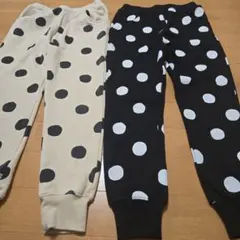 nicohratドットパンツ2枚セットのサムネイル