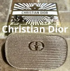 Christian Dior クリスマスコフレ2025ポーチ ゴールド ラメ