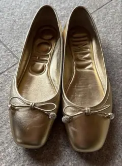 2026年最新】Jimmy Choo カラー：ゴールド系 レディース フラット