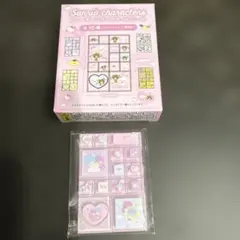 サンリオキャラクターズ　トレーディングミニタイルシール　リトルツインスターズ