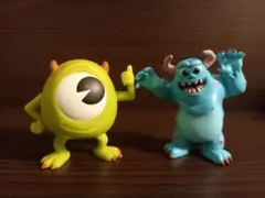 モンスターズインク　フィギュア2点セット